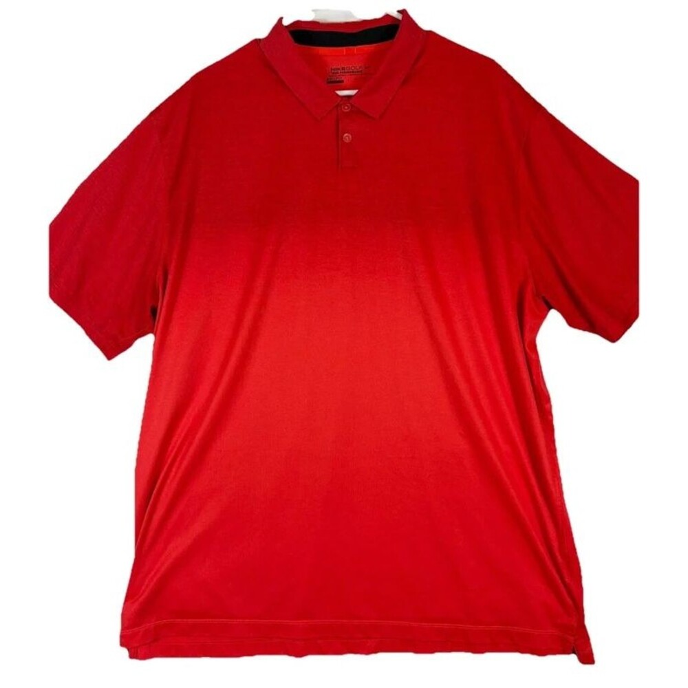 Nike Golf Tour Performance Dri Fit Polo Shirt S/S Red Men’s 2XL
